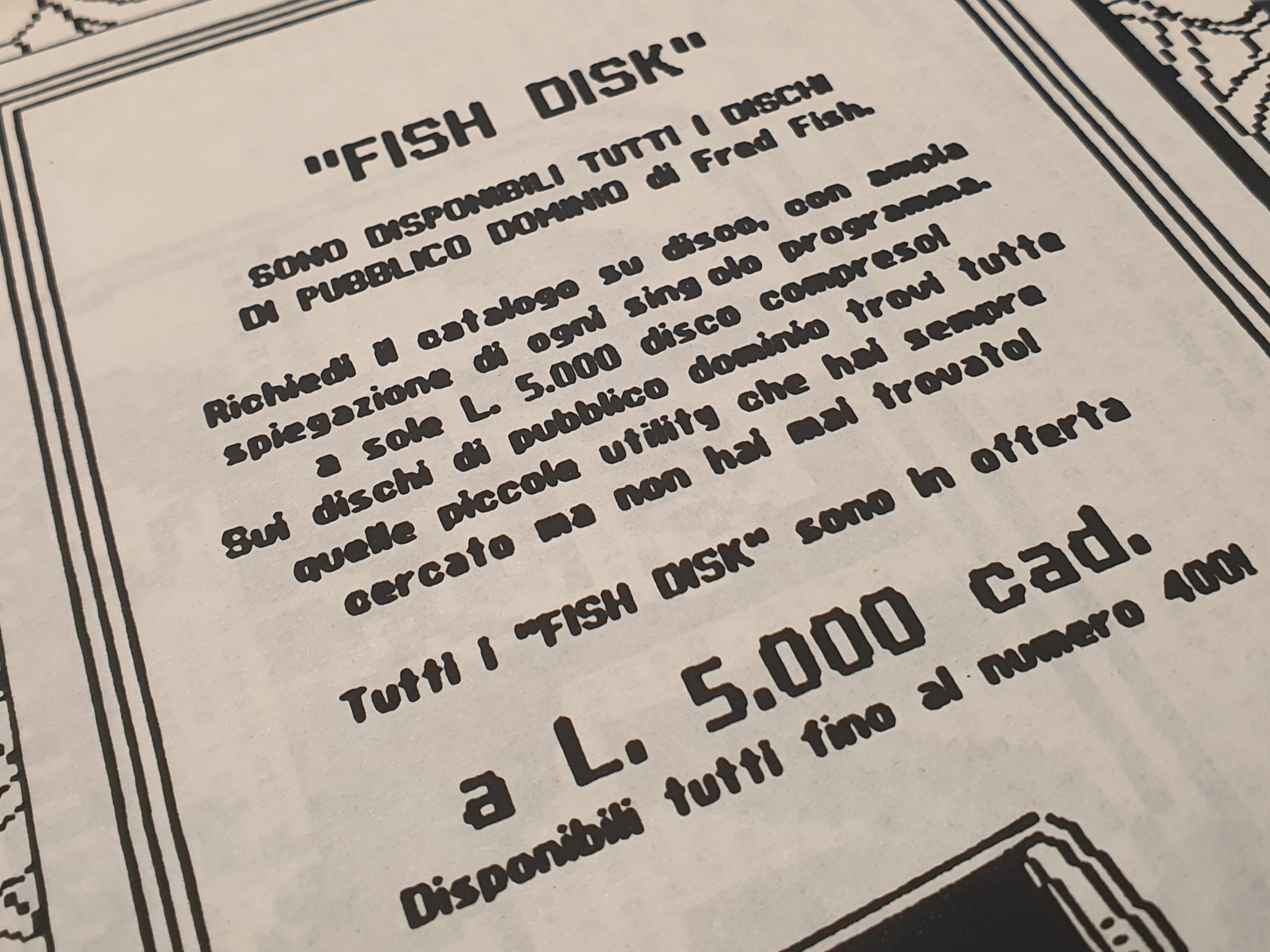 Pubblicità Fish Disk